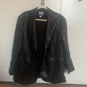 Future collective faux leather jacket